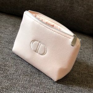 Dior Pink Cosmetic Make Up Bag